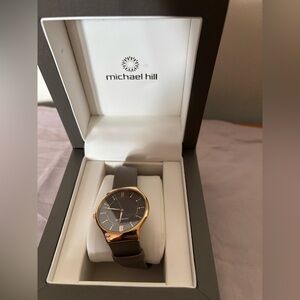 Womens Brown and Gold Watch
